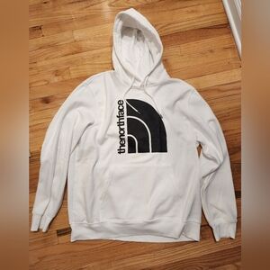 The North Face White and Black Hoodie